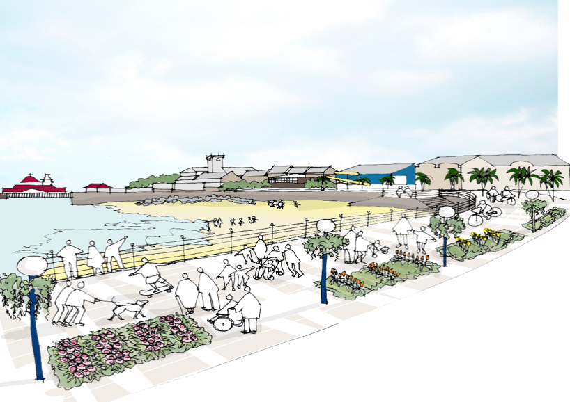 Concept of redesigned Dunoon Promenade